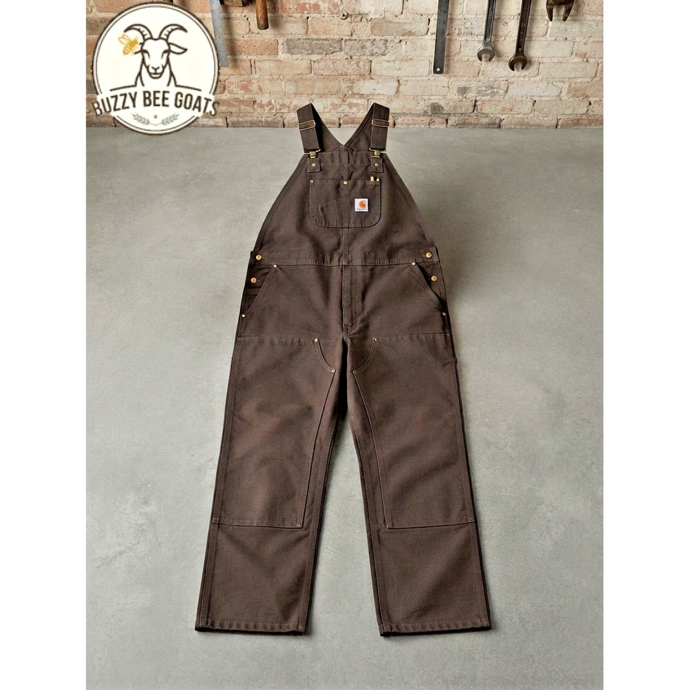 Cotton Duck Canvas Bib Overalls, Carhartt R01 Relaxed Fit